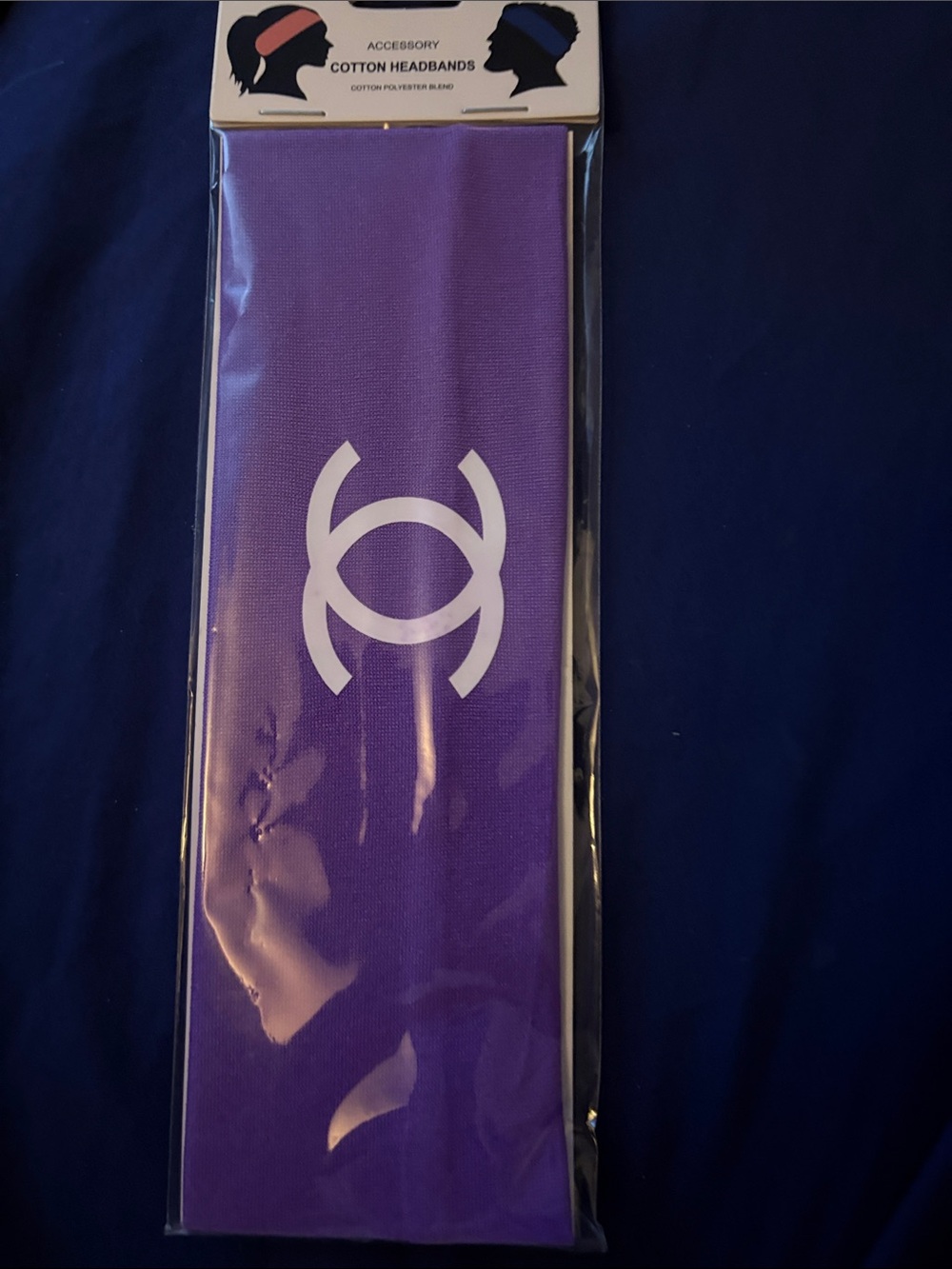 Cotton Headband - Purple